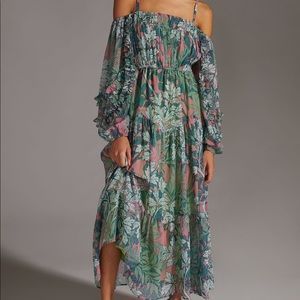 Let Me Be Floral Maxi Dress Size Large